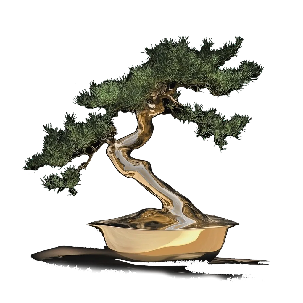 Bonsai tree illustration
